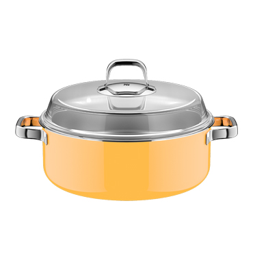 WMF 퓨전테크 미네랄 프로 <br> 망고 옐로우 로스터 28cm