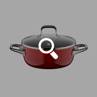 WMF 퓨전테크 에센셜 프로 패션 레드 낮은 양수 20cm