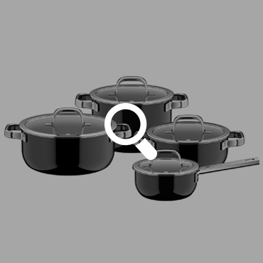 WMF 퓨전테크 오로라 프로 블랙 4종 냄비 세트 